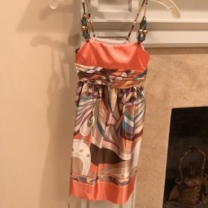 Girls dress with matching scarf/shawl